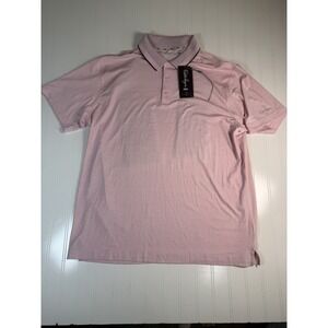 Walter Hagen Performance 11 Mens Golf Polo Pink Tulip Heather Birdseye XL $75 MS